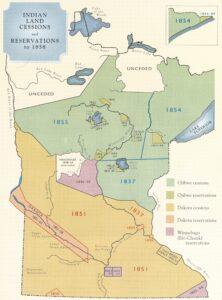 Minnesota Treaty Map