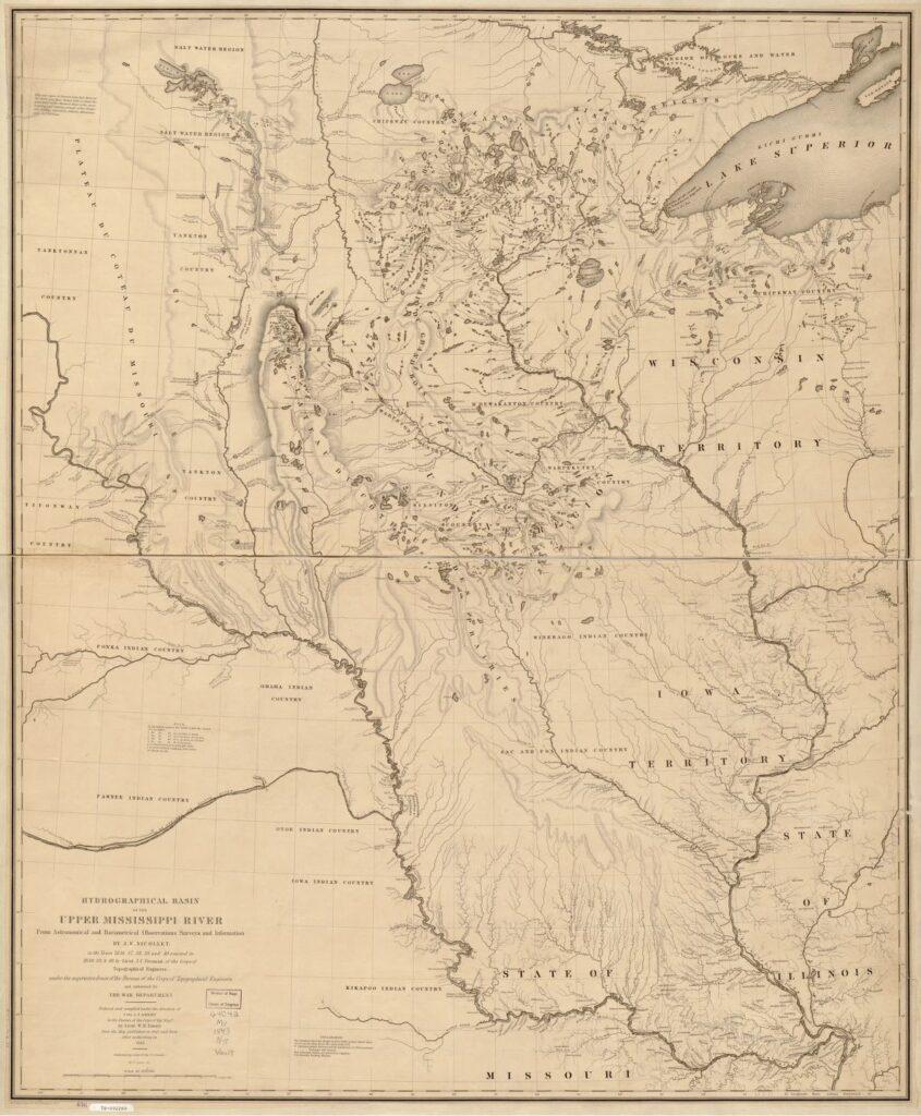 Scale 1:1,200,000.
-  Relief shown by hachures.
-  "Mountains engraved by E. F. Woodward, Phila."
-  "Reduced and compiled under the direction of Col. J. J. Abert in the Bureau of the Corps of Topl. Engrs. by Lieut. W. H. Emory from the map published in 1842 and from other authorities in 1843. W. J. Stone, Sc."