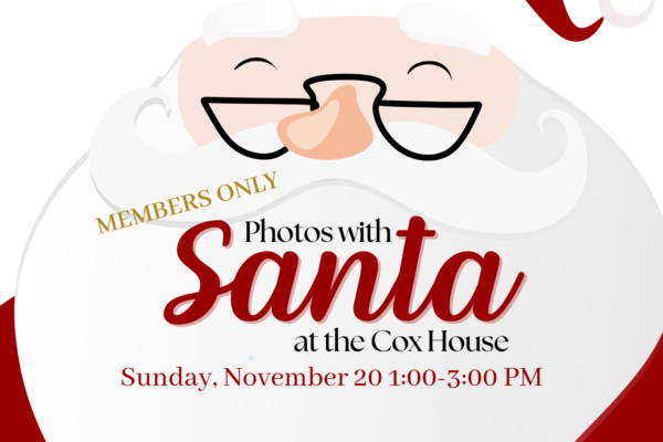 Graphic of Santa Claus with event wording across his beard