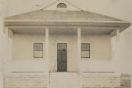 photo of the District 6 School in section 14 of New Sweden Township