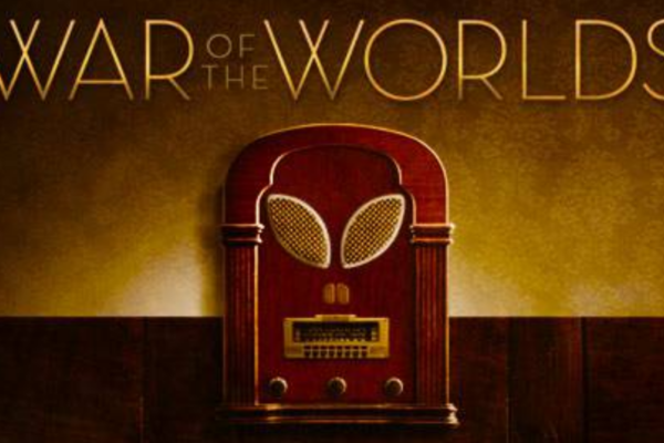 A radio with a face on it