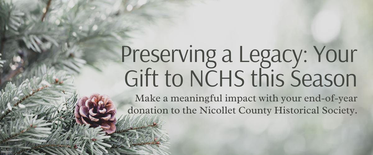 A close-up of a pine tree and pine cone with words on it.